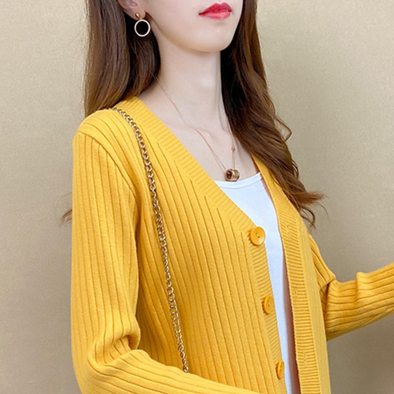 Women s V-Neck Knit Cardigan Short Jacket with Sun Protection One Size (Elastic, Fits 80-120 pounds) жёлтый
Women s V-Neck Knit Cardigan Short Jacket with Sun Protection One Size (Elastic, Fits 80-120 pounds) жёлтый