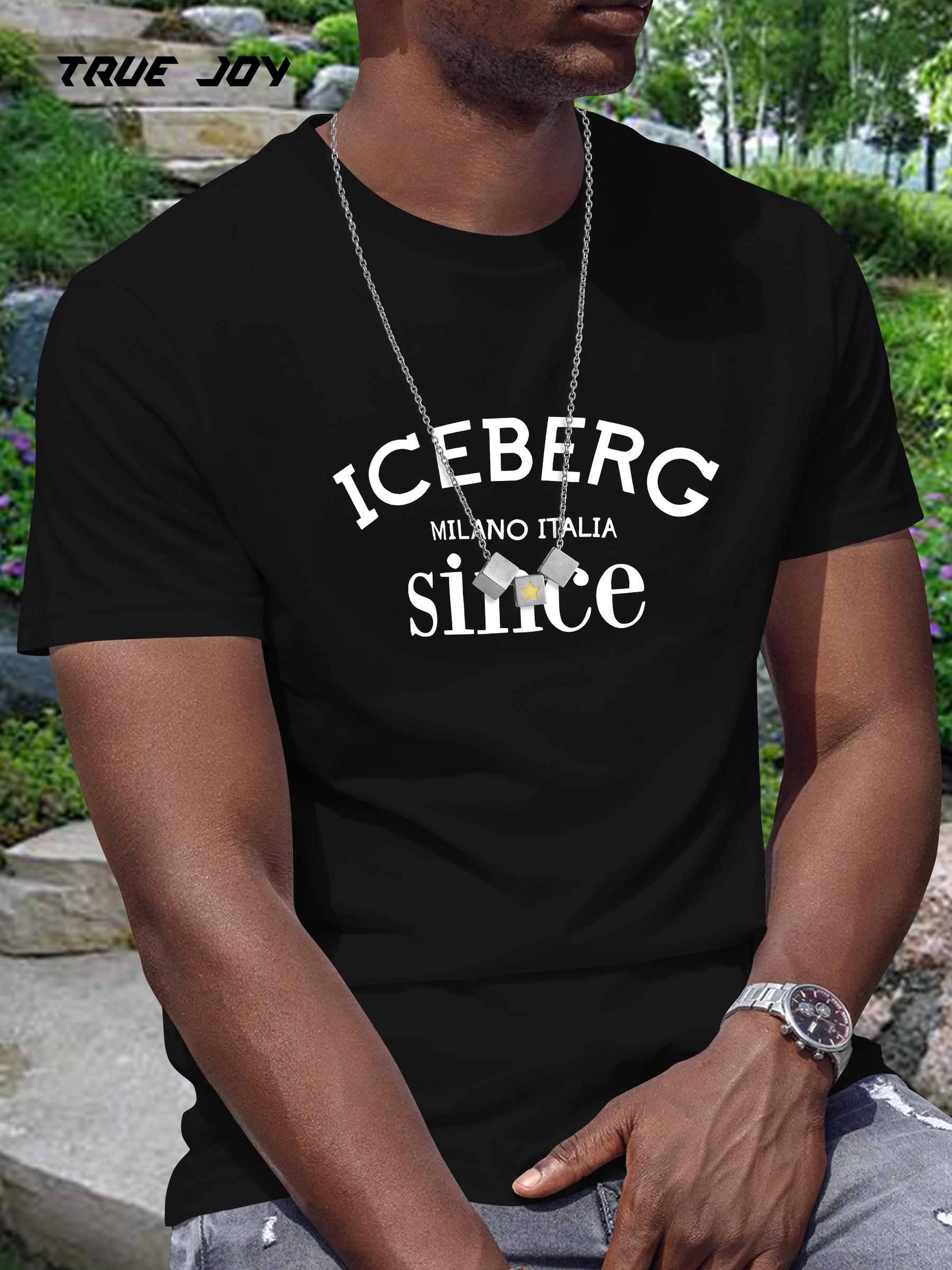 ICEBERG Graphic Print T-shirt - Black Short Sleeve Round Neck Casual Summer Tee XXXXL
ICEBERG Graphic Print T-shirt - Black Short Sleeve Round Neck Casual Summer Tee XXXXL