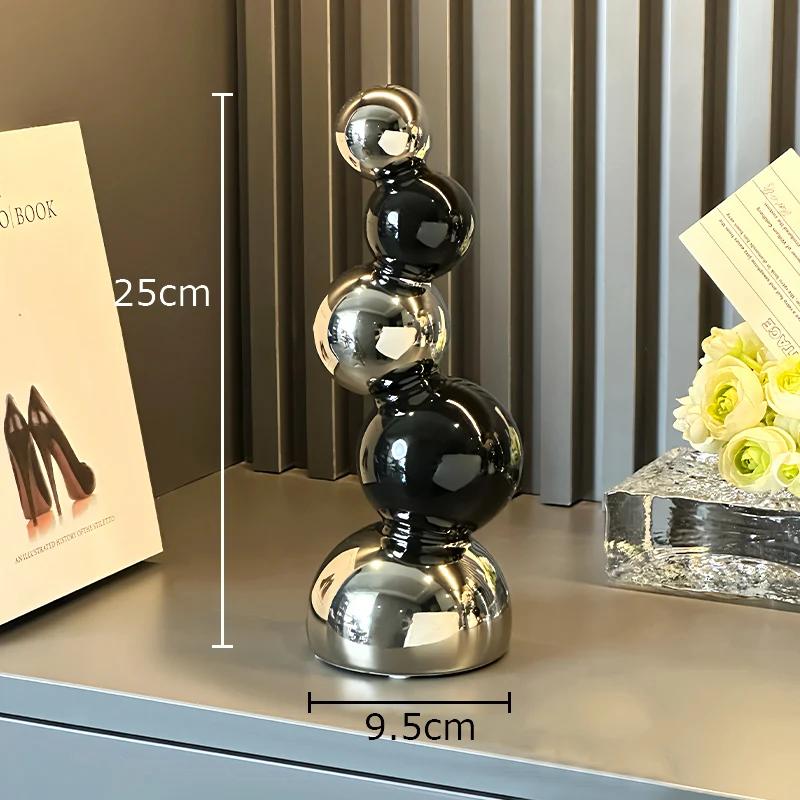 Creative Spherical Geometry Sculpture Ornaments Desk Decoration Modern Crafts Abstract Ceramic Statue Room Aesthetics Decor
Creative Spherical Geometry Sculpture Ornaments Desk Decoration Modern Crafts Abstract Ceramic Statue Room Aesthetics Decor
