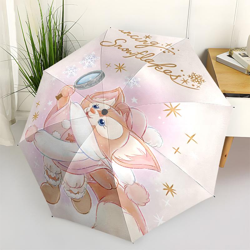 1pc Dancing Snowflakes LinaBell Pattern Beautiful Looking Automatic Folding Umbrella, 3 Folding, 8 Iron Frame Design, Durable and Suitable f
1pc Dancing Snowflakes LinaBell Pattern Beautiful Looking Automatic Folding Umbrella, 3 Folding, 8 Iron Frame Design, Durable and Suitable f