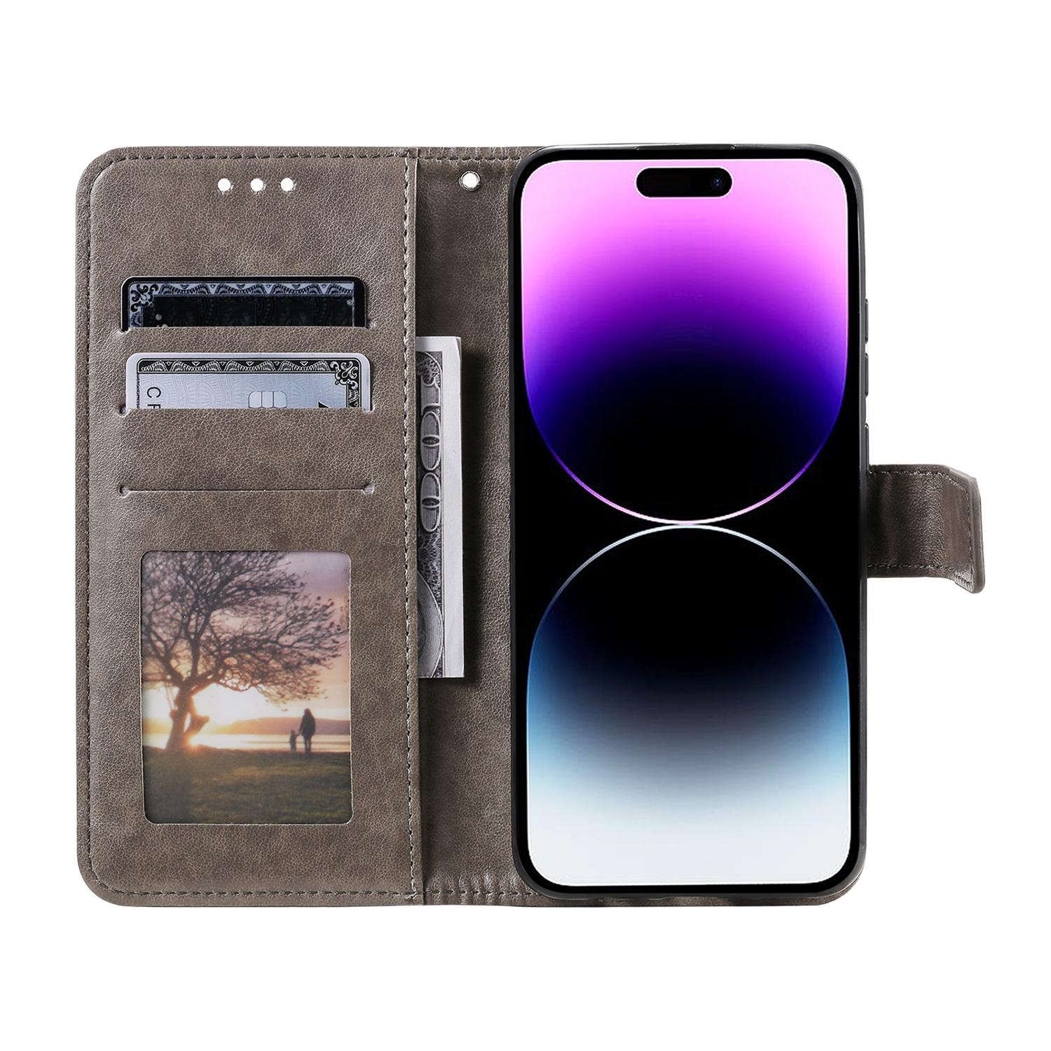 For iPhone 16 Stand Case PU Leather Wallet Phone Cover Totem Imprinted
For iPhone 16 Stand Case PU Leather Wallet Phone Cover Totem Imprinted