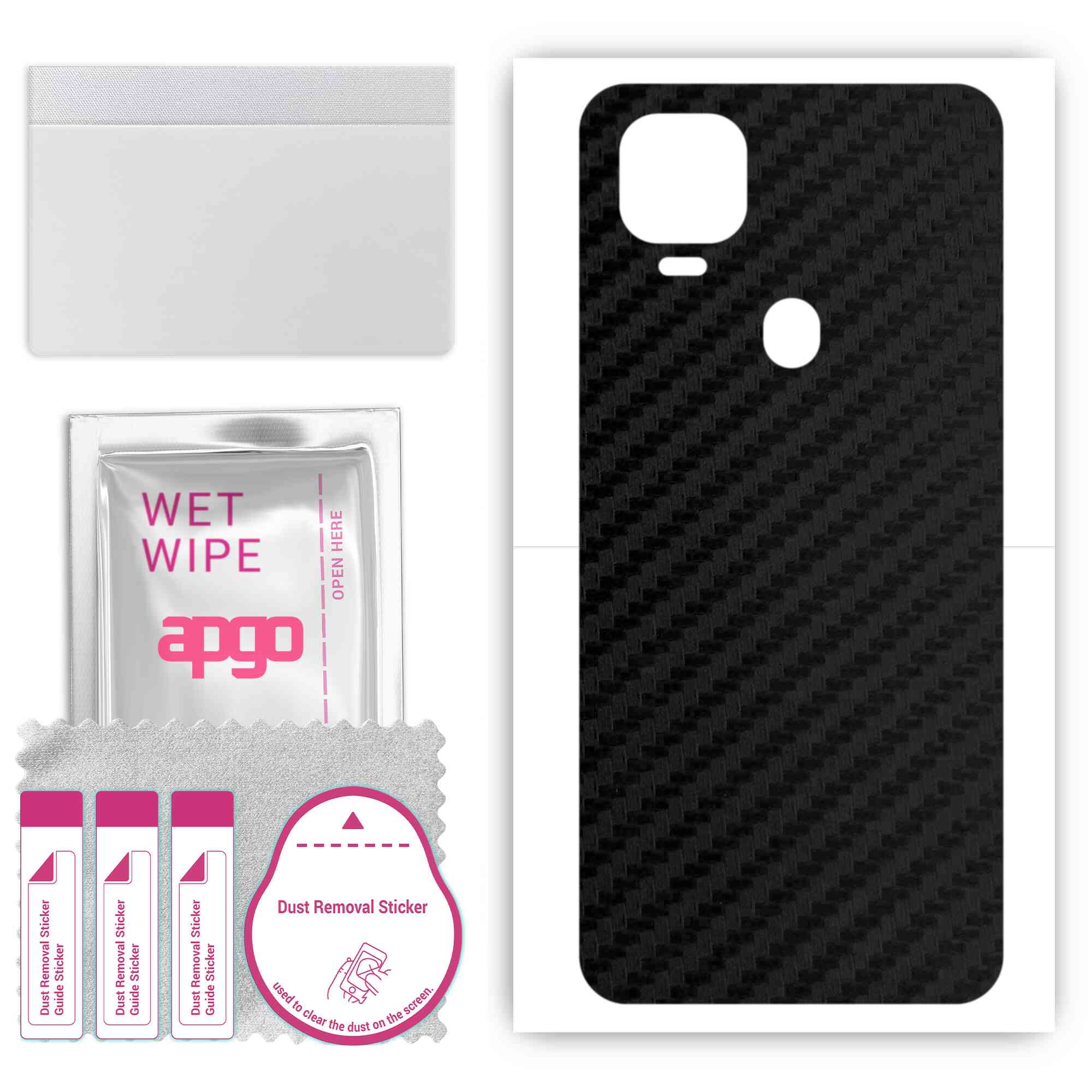 apgo Protective Skin Sticker for the back compatible with ZTE Blade V2020 5G, Wrap Film, Foil, Vinyl - Pattern Carbon Black
apgo Protective Skin Sticker for the back compatible with ZTE Blade V2020 5G, Wrap Film, Foil, Vinyl - Pattern Carbon Black