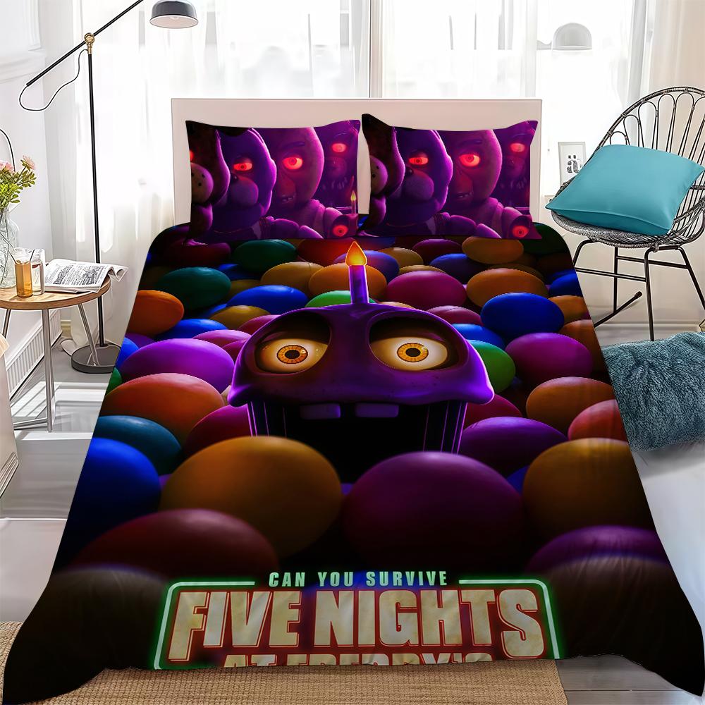 Game F-Five N-Nights At F-Freddys Duvet Cover Set Home Style Bedding Soft Laundry Cotton Bed 3 Piece Set Student Dormitory Gift 135x200cm
Game F-Five N-Nights At F-Freddys Duvet Cover Set Home Style Bedding Soft Laundry Cotton Bed 3 Piece Set Student Dormitory Gift 135x200cm