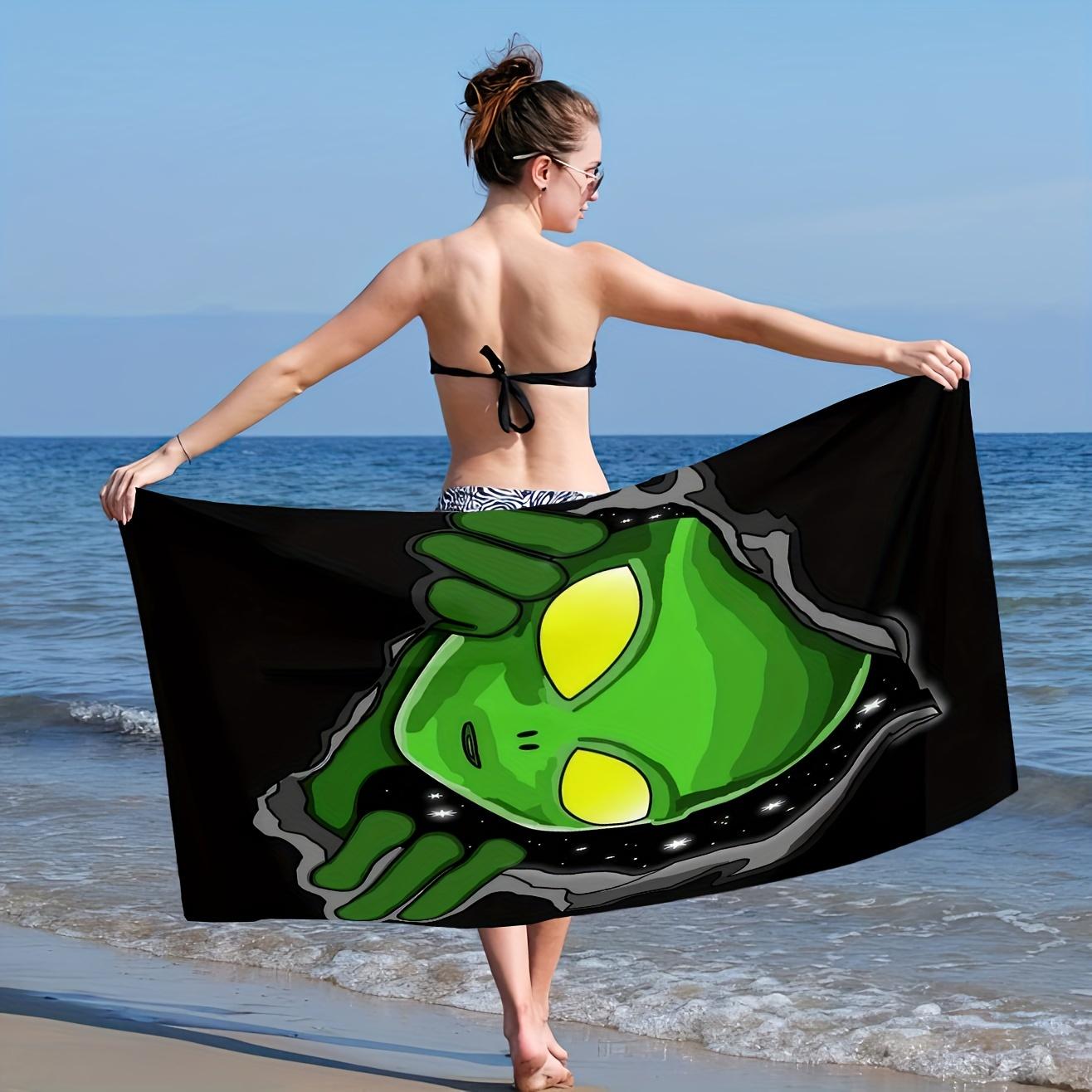 Cartoon Alien Lightweight Quick-Dry Beach Towel, Super Absorbent for Swimming Camping Bathing W40*H60(CM)
Cartoon Alien Lightweight Quick-Dry Beach Towel, Super Absorbent for Swimming Camping Bathing W40*H60(CM)
