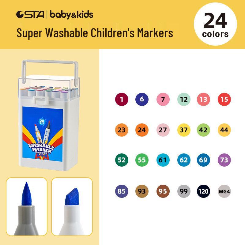Hobby Rainbow Double-Ended Marker for Kids & Students - Creative Watercolor Doodling & Journaling Pen
Hobby Rainbow Double-Ended Marker for Kids & Students - Creative Watercolor Doodling & Journaling Pen