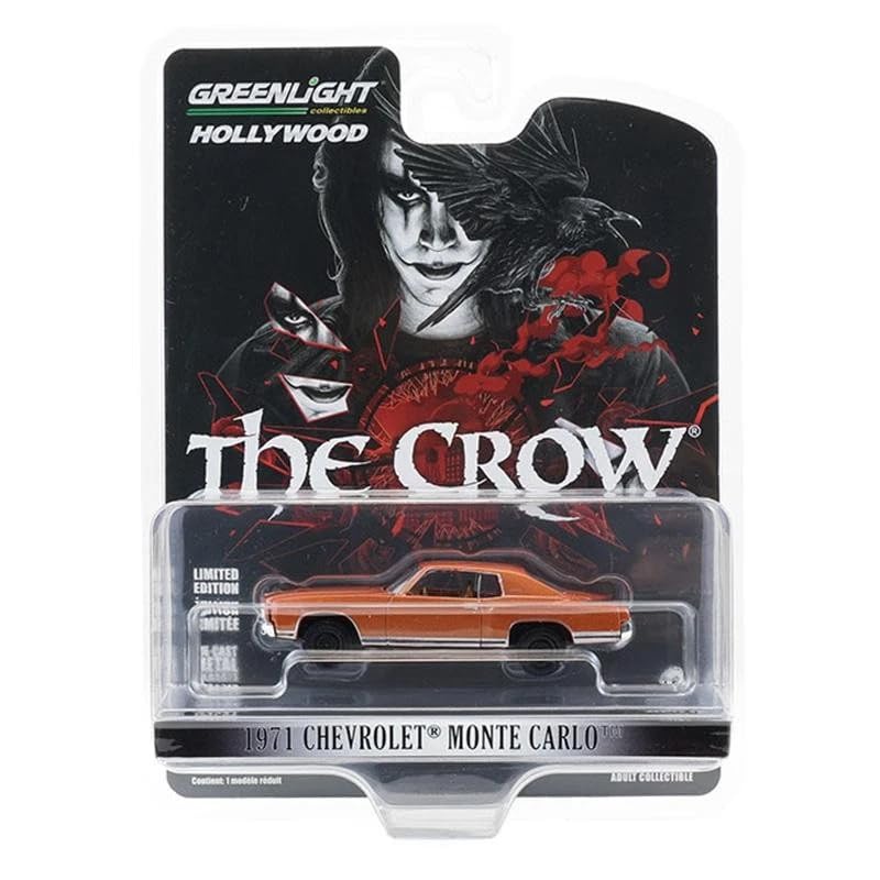Greenlight Scale Chevy Monte Carlo 1971 1/64 The Crow оранжевый
Greenlight Scale Chevy Monte Carlo 1971 1/64 The Crow оранжевый