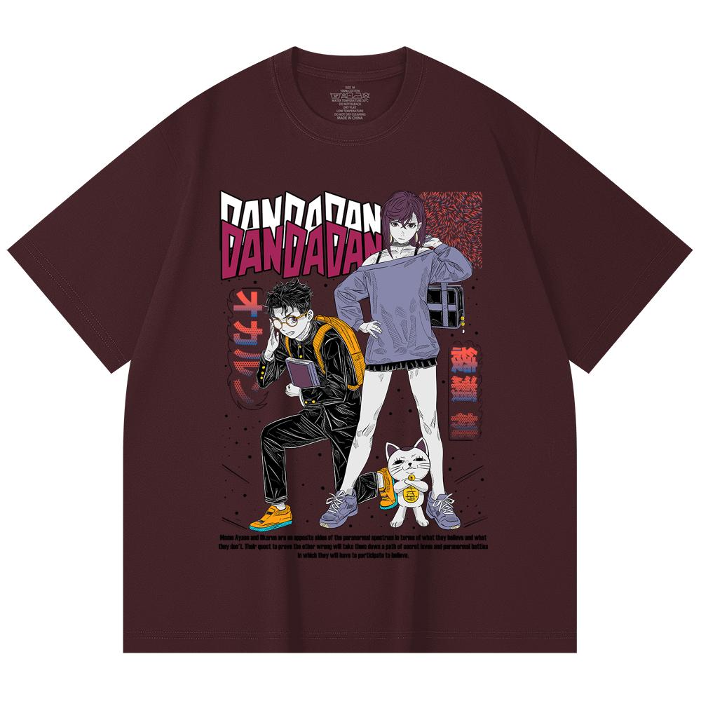 230 Gsm 100% Cotton Dandadan V1 Momo Okarun Print Unisex Heavy Cotton T Shirt 2XL вина червоного кольору
230 Gsm 100% Cotton Dandadan V1 Momo Okarun Print Unisex Heavy Cotton T Shirt 2XL вина червоного кольору