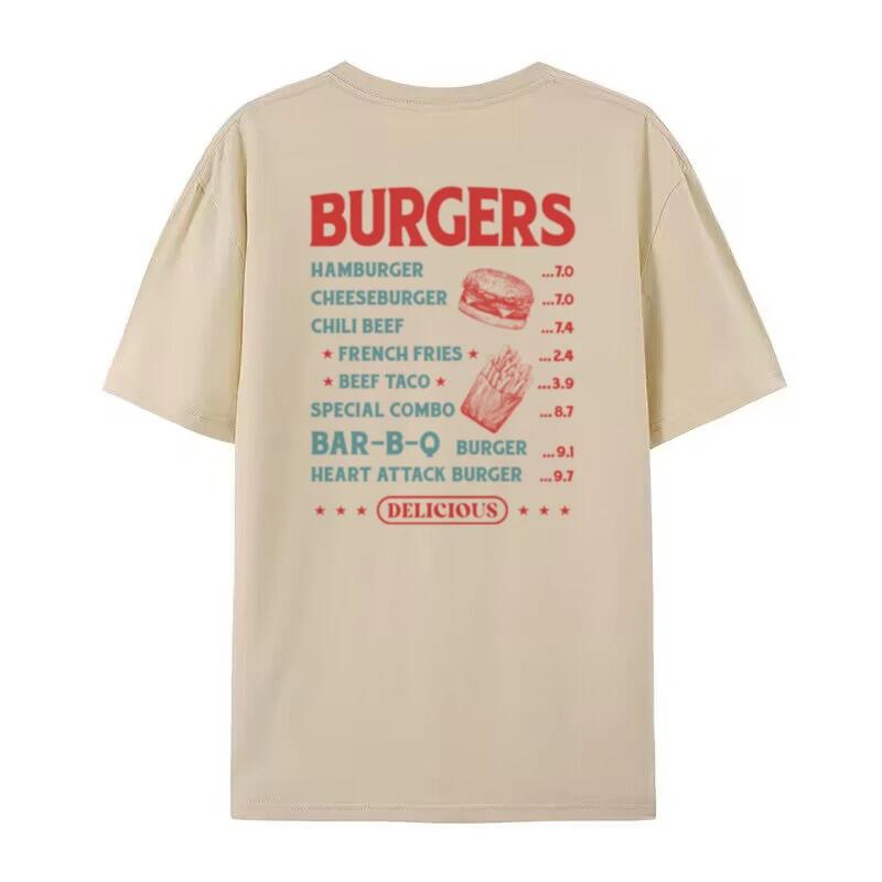 Women 90s Retro Burger Back Print TShirt Vintage Grunge Streetwear Graphic Tees Oversized Foodie T Shirt Unisex Fashion Clothes 4XL
Women 90s Retro Burger Back Print TShirt Vintage Grunge Streetwear Graphic Tees Oversized Foodie T Shirt Unisex Fashion Clothes 4XL