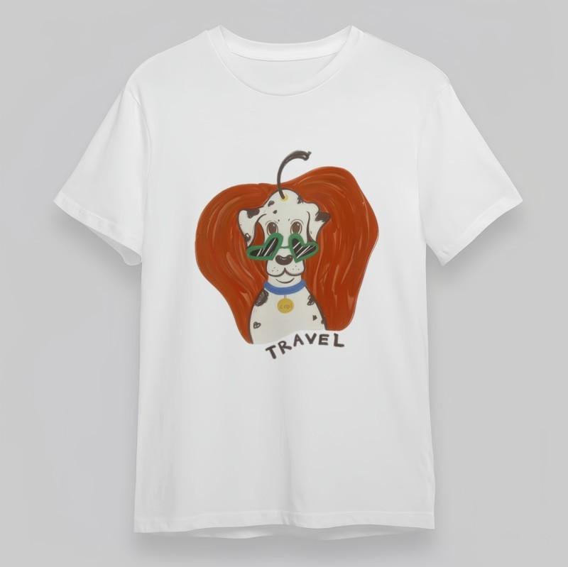 Женская свободная мягкая классическая футболка с круглым вырезом Крутая собака в очках-сердечках M
Женская свободная мягкая классическая футболка с круглым вырезом Крутая собака в очках-сердечках M