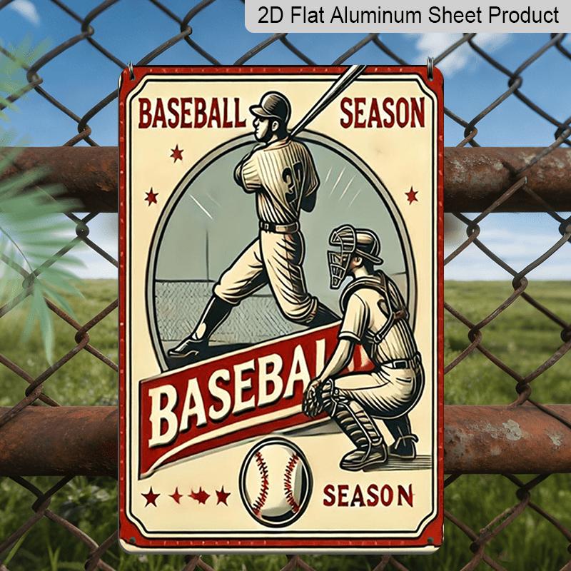 2D Flat - One Vintage-Style Aluminum Sign Featuring a Classic Baseball Player Design, Perfect for Rustic Wall Decoration in Homes, Bars, Cafes 20*30cm
2D Flat - One Vintage-Style Aluminum Sign Featuring a Classic Baseball Player Design, Perfect for Rustic Wall Decoration in Homes, Bars, Cafes 20*30cm