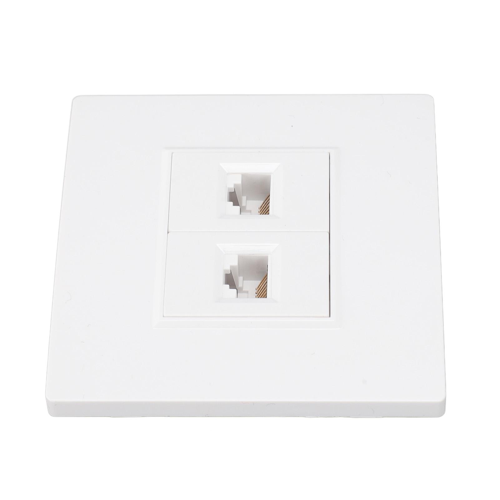 2 порти Cat 6 Ethernet настінна пластина Знімна жіноча на жіночу настінну пластину Ethernet Keystone для Cat5
2 порти Cat 6 Ethernet настінна пластина Знімна жіноча на жіночу настінну пластину Ethernet Keystone для Cat5