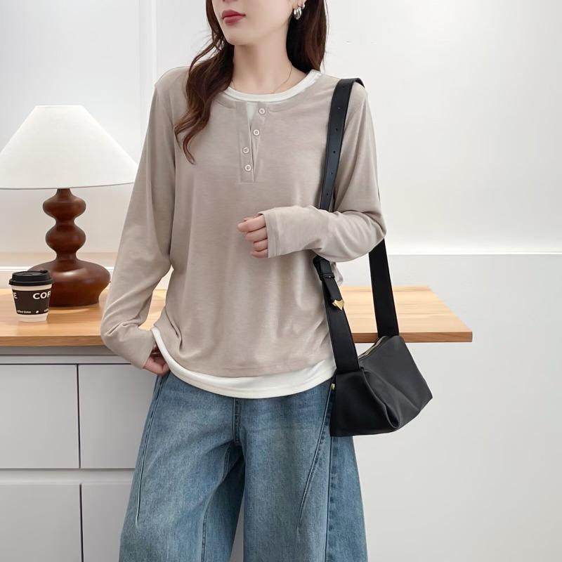 Autumn Plus Size Bottoming Shirt Casual Long-sleeved T-shirt Women s Fashionable Top XL абрикосовий
Autumn Plus Size Bottoming Shirt Casual Long-sleeved T-shirt Women s Fashionable Top XL абрикосовий