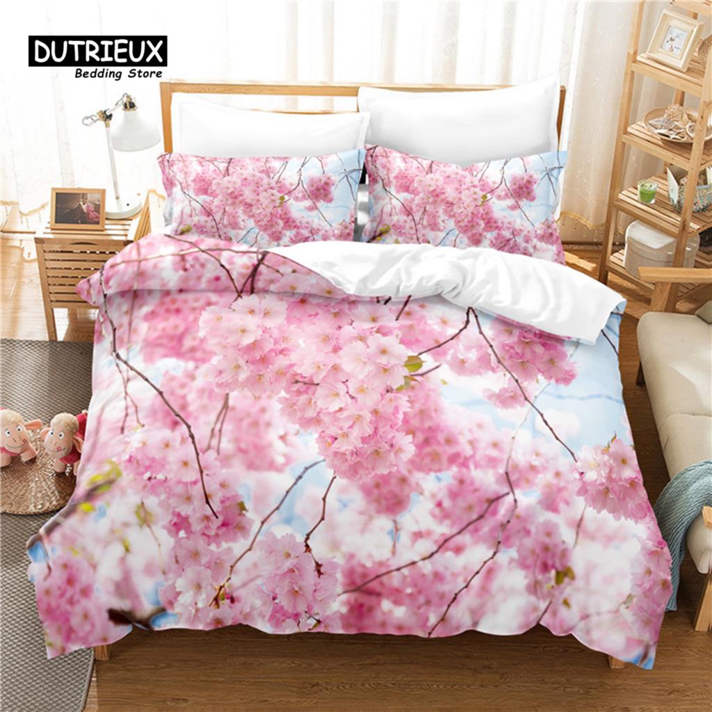 3pcs Duvet Cover Set, Pink Flower Bedding Set, Soft Comfortable Breathable Duvet Cover, For Bedroom Guest Room Decor EU single(135x200cm)
3pcs Duvet Cover Set, Pink Flower Bedding Set, Soft Comfortable Breathable Duvet Cover, For Bedroom Guest Room Decor EU single(135x200cm)