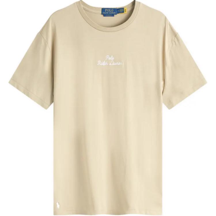 Polo Ralph Lauren Solid Color Letter Embroidered Crew Neck Short Sleeve T-Shirt Men Tops Light-Brown 710936585-017 S
Polo Ralph Lauren Solid Color Letter Embroidered Crew Neck Short Sleeve T-Shirt Men Tops Light-Brown 710936585-017 S