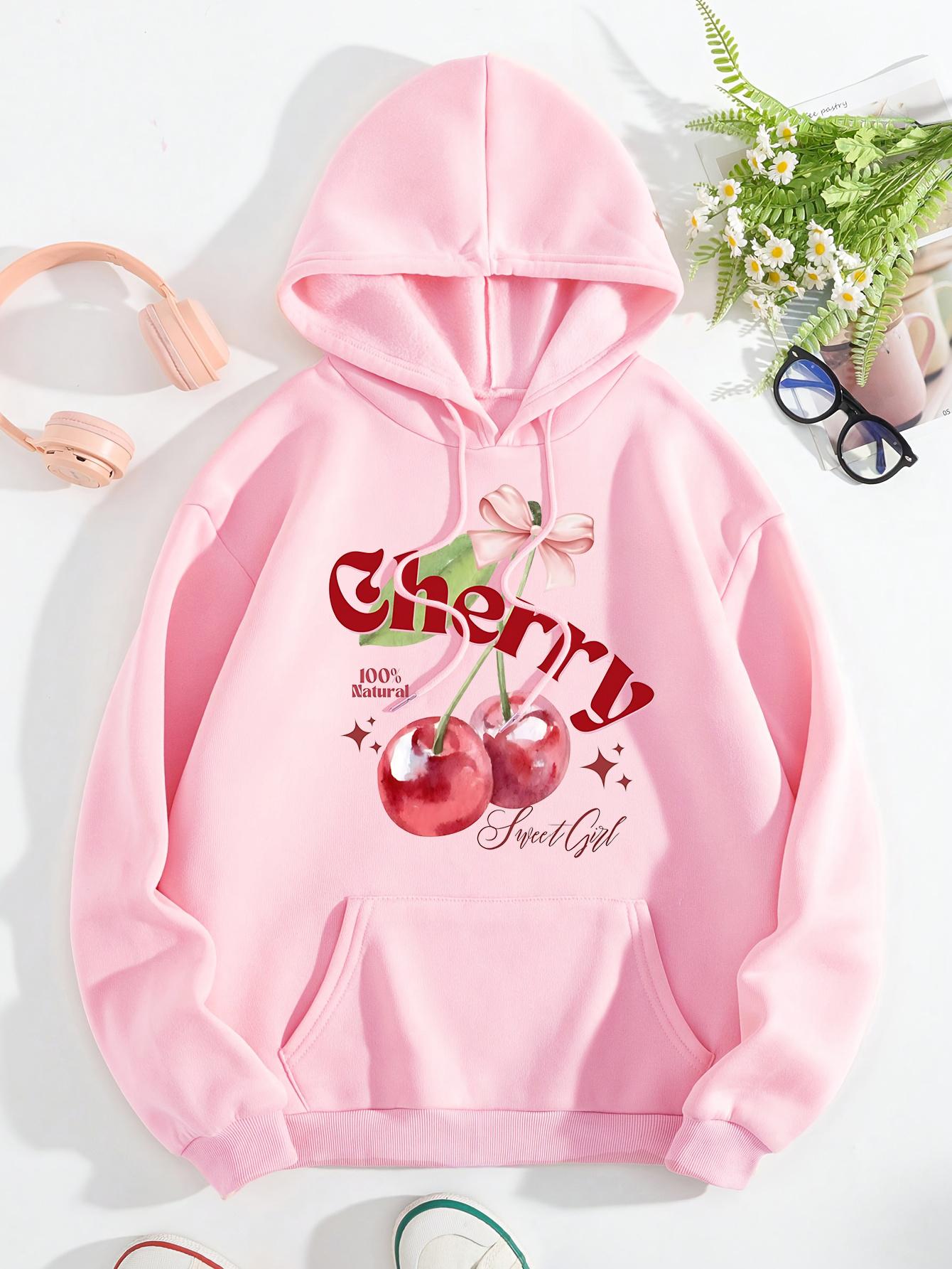 100% Natural Cherry Fruit Printing Women Hoody Pocket Y2K Hoodies Hip Hop Loose Pullover Casual Fleece Comfortable Clothes S
100% Natural Cherry Fruit Printing Women Hoody Pocket Y2K Hoodies Hip Hop Loose Pullover Casual Fleece Comfortable Clothes S