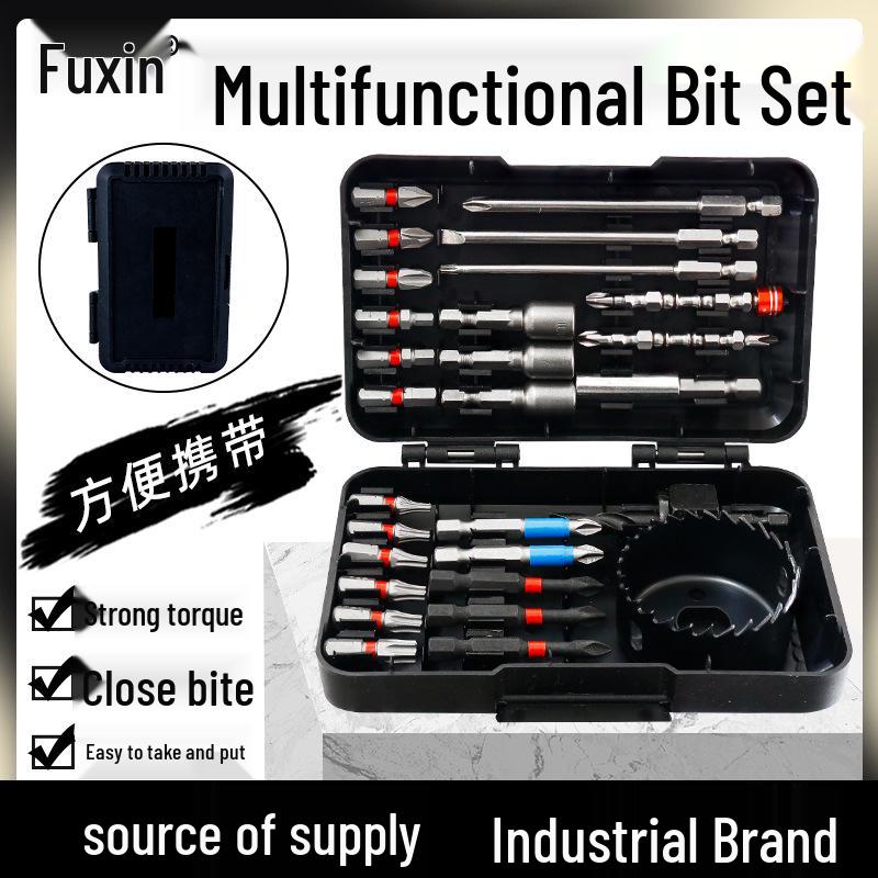 Electric Screwdriver Bit Set: Versatile, Durable, Multi-Style Resilient Bits Black 27-piece Set
Electric Screwdriver Bit Set: Versatile, Durable, Multi-Style Resilient Bits Black 27-piece Set