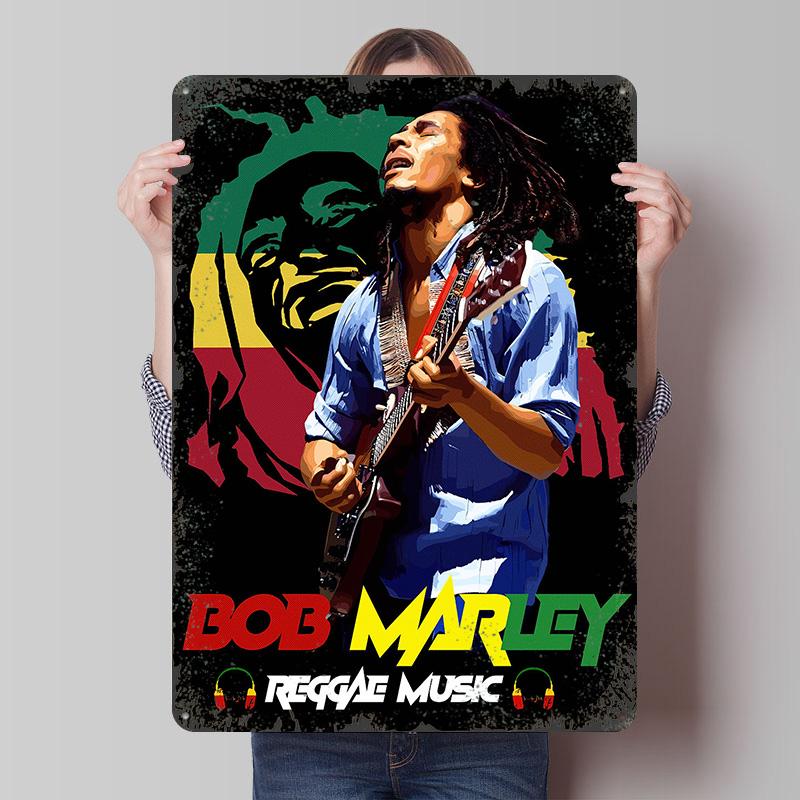 Bob Marley Reggae Music Portrait Tinplate Poster Customized Wall Art Vintage Retro Metal Signs for Living Room Decorations Decor 7.9x11.8In(20x30cm)
Bob Marley Reggae Music Portrait Tinplate Poster Customized Wall Art Vintage Retro Metal Signs for Living Room Decorations Decor 7.9x11.8In(20x30cm)