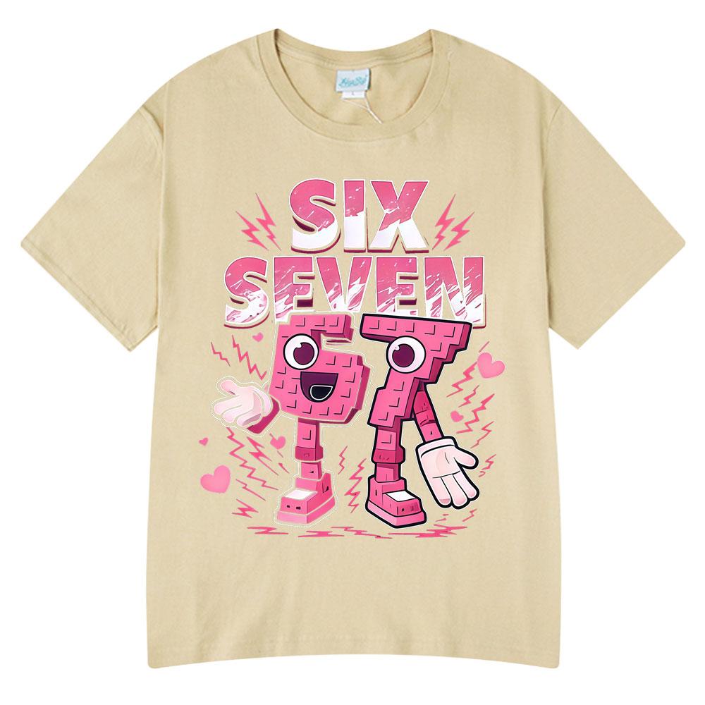 Six Seven 67 Funny Brainrot Meme T Shirts Unisex Women Clothing Fashion Harajuku Tshirt Summer Cotton Casual Short Sleeve Tshirts 3XL
Six Seven 67 Funny Brainrot Meme T Shirts Unisex Women Clothing Fashion Harajuku Tshirt Summer Cotton Casual Short Sleeve Tshirts 3XL