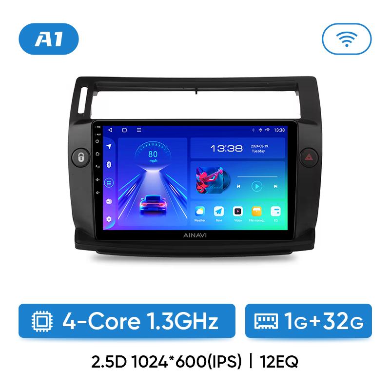Ainavi автомобильное радио для Citroen C4 C-Triomphe C-Quatre 2004 2005 2006 2007 2008 2009 беспроводной Carplay Android Auto мультимедиа 2 Din
Ainavi автомобильное радио для Citroen C4 C-Triomphe C-Quatre 2004 2005 2006 2007 2008 2009 беспроводной Carplay Android Auto мультимедиа 2 Din
