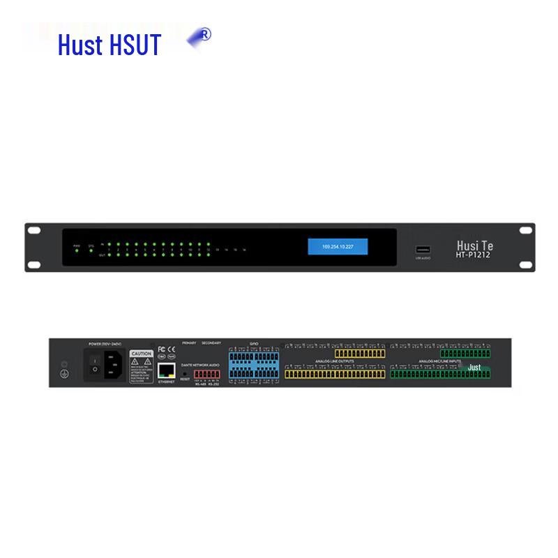 Huste HT-P1212 12x12 Digital Audio Processor (CN version)
Huste HT-P1212 12x12 Digital Audio Processor (CN version)