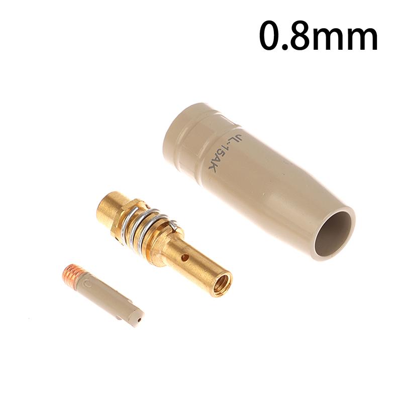 3Pcs/Set 0.8/1.0/1.2Mm Mig Torch Gas Nozzle Tip Holder Of 15Ak Mig Mag Welding Torch Coating Protection Nozzle 0.8mm
3Pcs/Set 0.8/1.0/1.2Mm Mig Torch Gas Nozzle Tip Holder Of 15Ak Mig Mag Welding Torch Coating Protection Nozzle 0.8mm