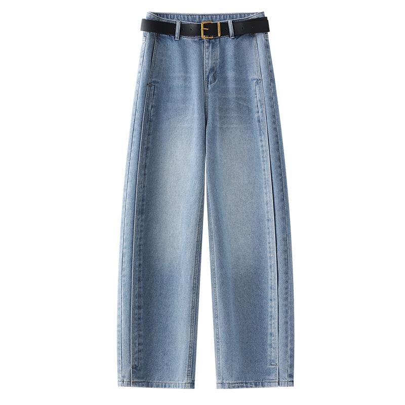 2025 Women s Light Scimitar Jeans: Loose High-Waisted, Slimming Banana Pants with Wide or Narrow Straight-Legs for Spring M
2025 Women s Light Scimitar Jeans: Loose High-Waisted, Slimming Banana Pants with Wide or Narrow Straight-Legs for Spring M