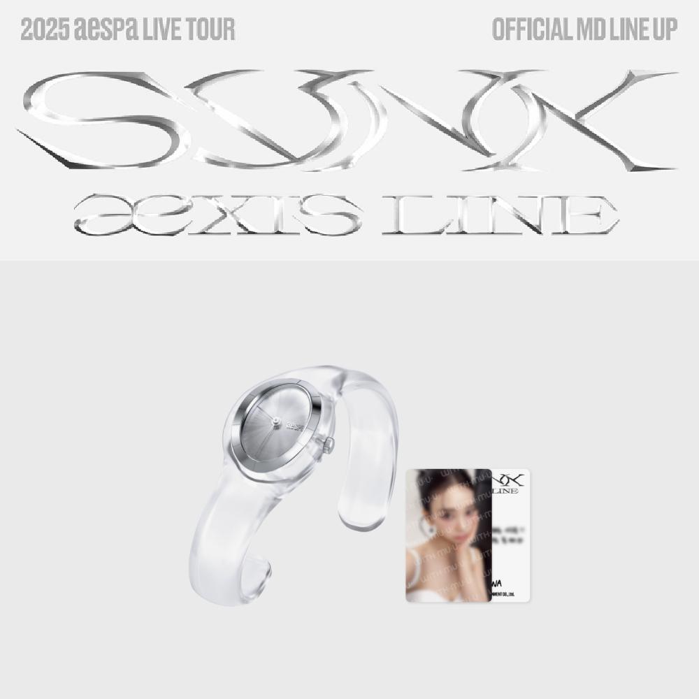 Предзаказ 2025 aespa LIVE TOUR SYNK: Набор часов-браслетов aeXIS LINE KARINA
Предзаказ 2025 aespa LIVE TOUR SYNK: Набор часов-браслетов aeXIS LINE KARINA