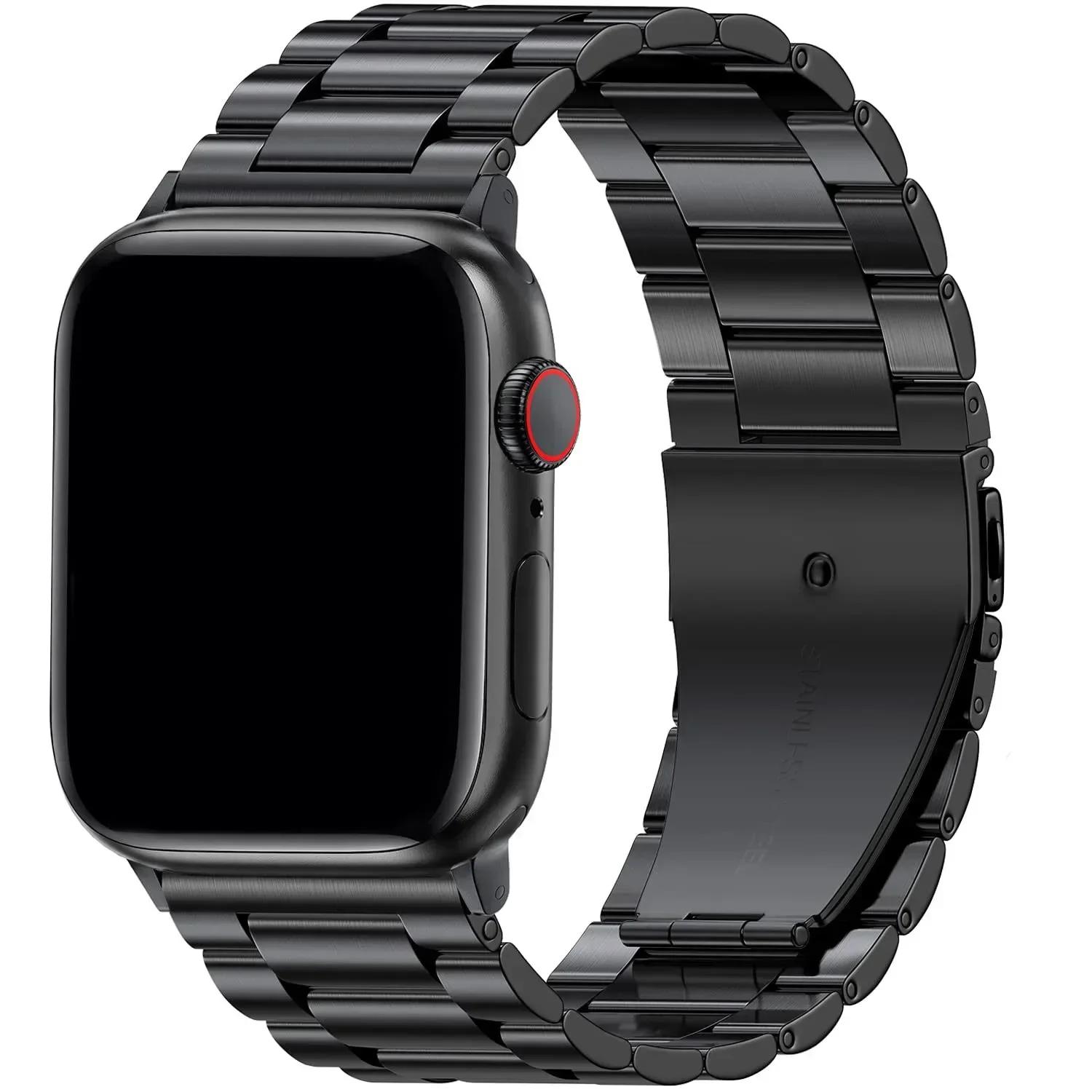 Ремінець з нержавіючої сталі для Apple Watch Ultra 2 49 45 41 40 46 38 42 44 мм Металевий браслет для iWatch Series 10 9 8 7 6 5 4 42 44 45 46 49MM чорний
Ремінець з нержавіючої сталі для Apple Watch Ultra 2 49 45 41 40 46 38 42 44 мм Металевий браслет для iWatch Series 10 9 8 7 6 5 4 42 44 45 46 49MM чорний