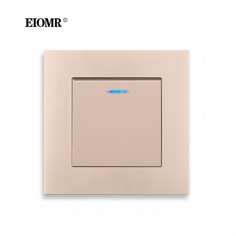 EIOMR Israel Wall Socket Switch Combination,Gold Fireproof Panel Power Outlet,Type-C PD 20W Charger Port for Israel Home Office 1 Gang 1 Way Switch
EIOMR Israel Wall Socket Switch Combination,Gold Fireproof Panel Power Outlet,Type-C PD 20W Charger Port for Israel Home Office 1 Gang 1 Way Switch