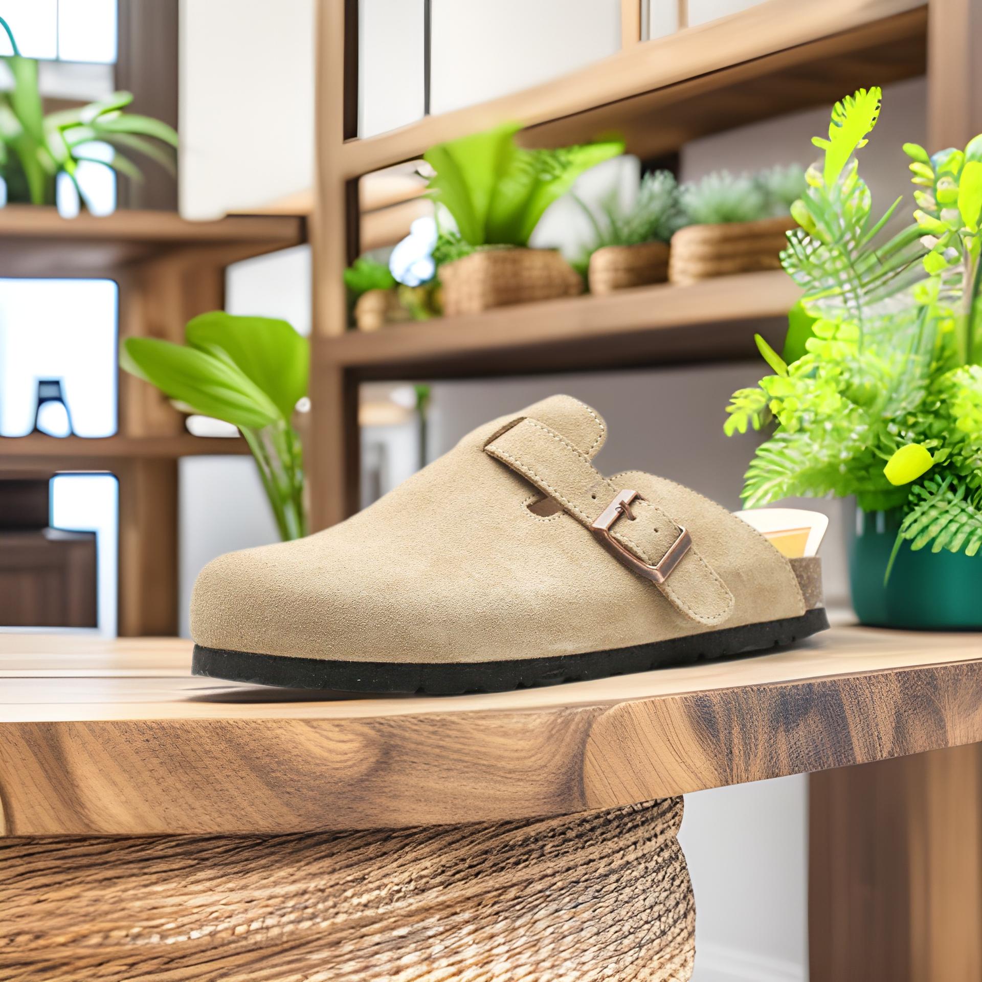 Leather Birkenstocks women s summer new platform slippers cork bottom flat bottom fishing bag head half drag Birkenstocks 40 малиновий
Leather Birkenstocks women s summer new platform slippers cork bottom flat bottom fishing bag head half drag Birkenstocks 40 малиновий