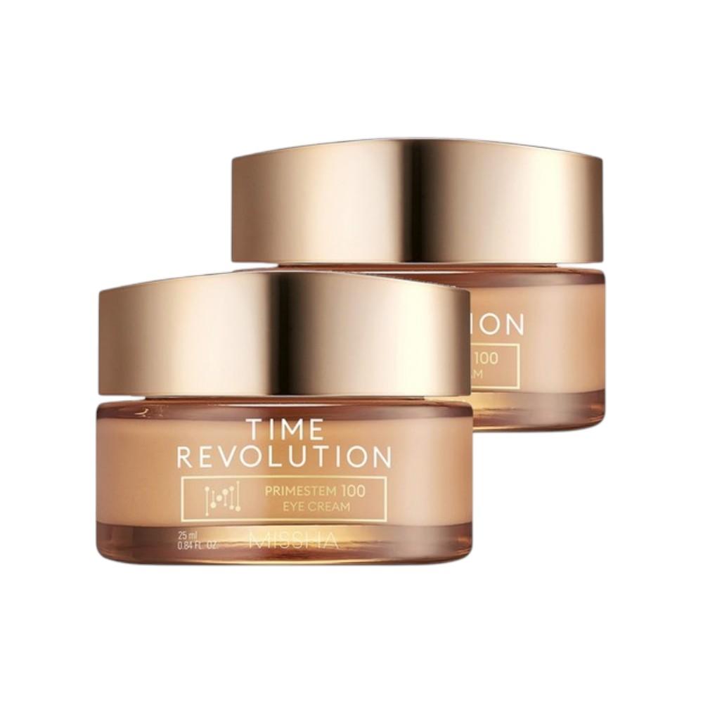 Missha Time Revolution Primestem100 Eye Cream Age-Defying & Elasticity Set (25ml x 2pcs)
Missha Time Revolution Primestem100 Eye Cream Age-Defying & Elasticity Set (25ml x 2pcs)