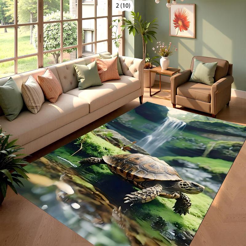 Rugs Teal Mist Forest Tiered Waterfall Rug Carpet Mat Non-Slip for Living Room Bedroom Serene Home Decor 40x60cm
Rugs Teal Mist Forest Tiered Waterfall Rug Carpet Mat Non-Slip for Living Room Bedroom Serene Home Decor 40x60cm