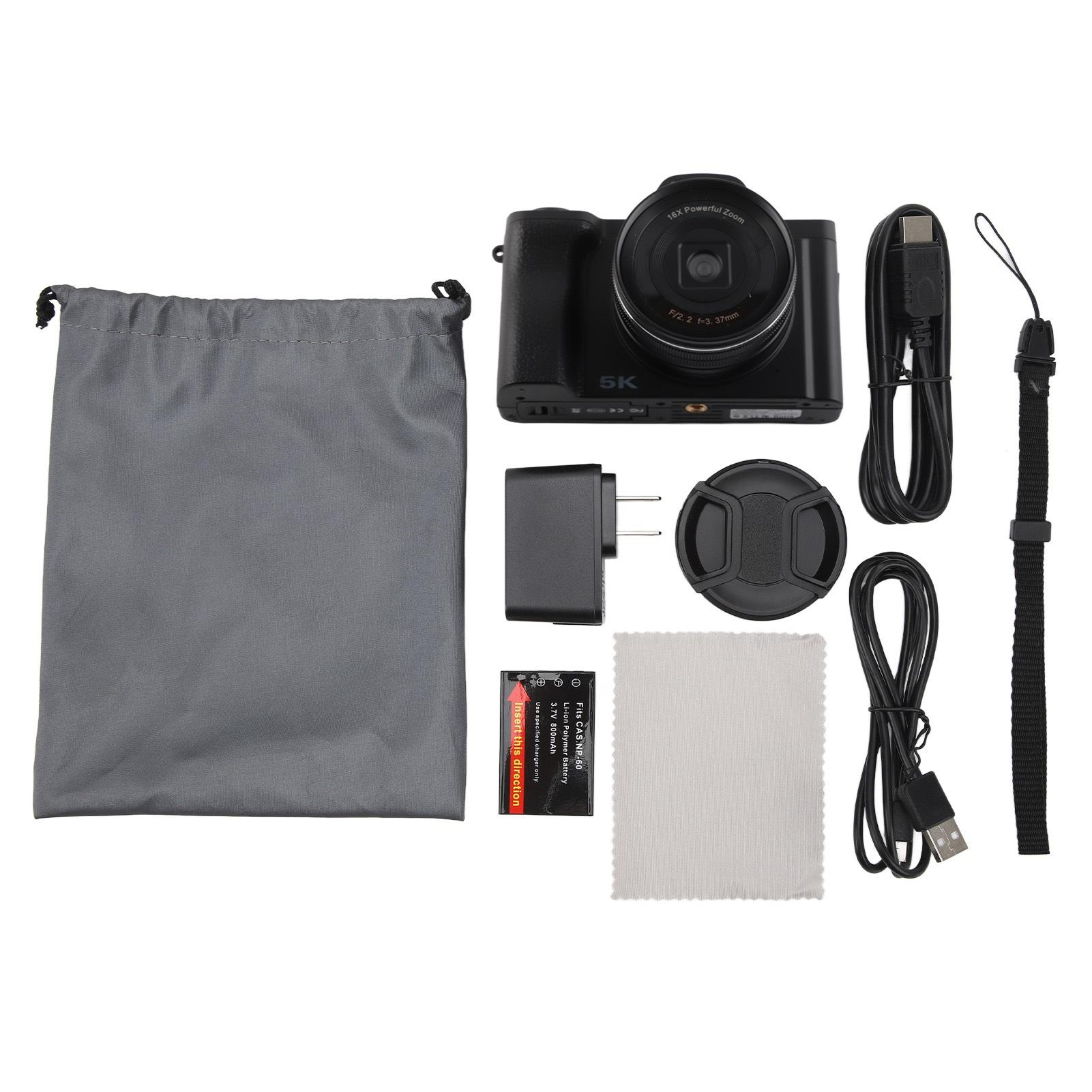 48MP 5K HD Smart Digital Camera for Photography Ultra Clear 6 Axis Anti Shake Selfie Camera 16X Zoom
48MP 5K HD Smart Digital Camera for Photography Ultra Clear 6 Axis Anti Shake Selfie Camera 16X Zoom
