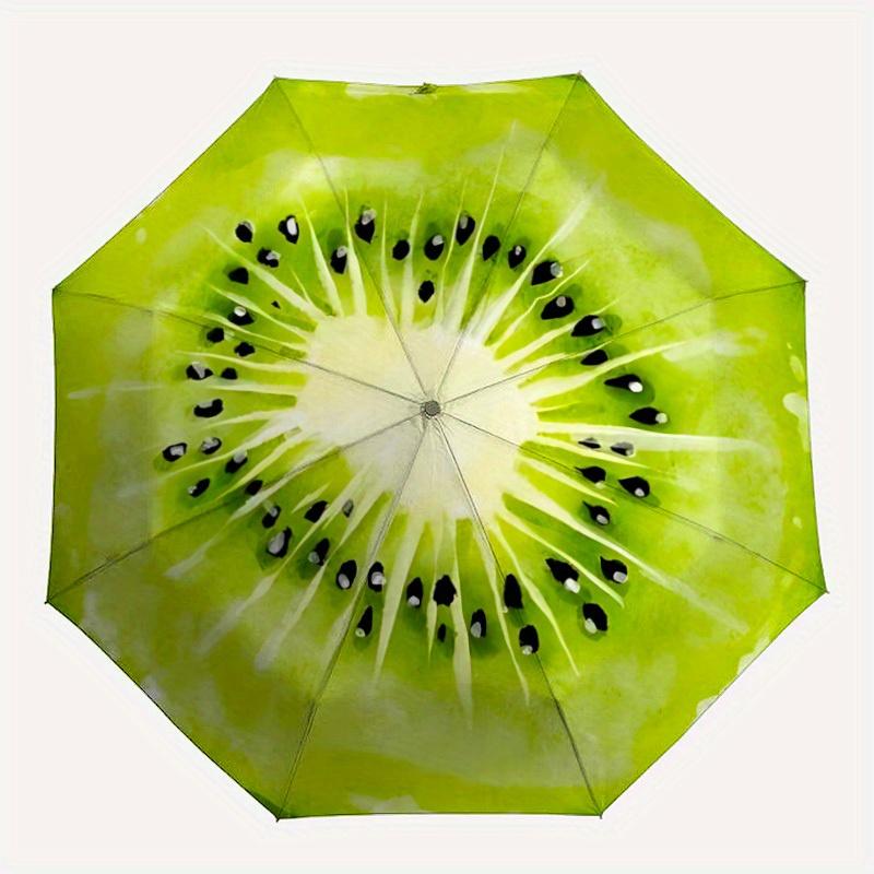 1pc Kiwi Fruit Pattern Automatic Opening/Closing Folding Umbrella with 94 Ribs, Plastic Handle, Windproof Portable Sunshade Umbrella Hallowe
1pc Kiwi Fruit Pattern Automatic Opening/Closing Folding Umbrella with 94 Ribs, Plastic Handle, Windproof Portable Sunshade Umbrella Hallowe
