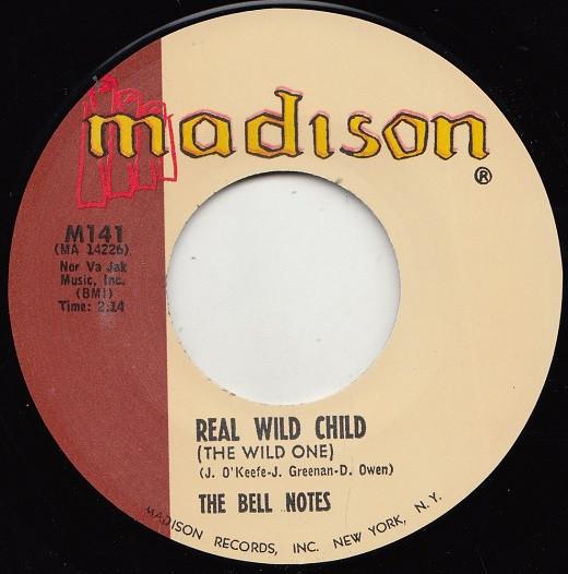 7inch Record BELL NOTES - Real Wild Child (The Wild One) / Sh M141,M136 Madison Records 2019 UK Rock Used
7inch Record BELL NOTES - Real Wild Child (The Wild One) / Sh M141,M136 Madison Records 2019 UK Rock Used