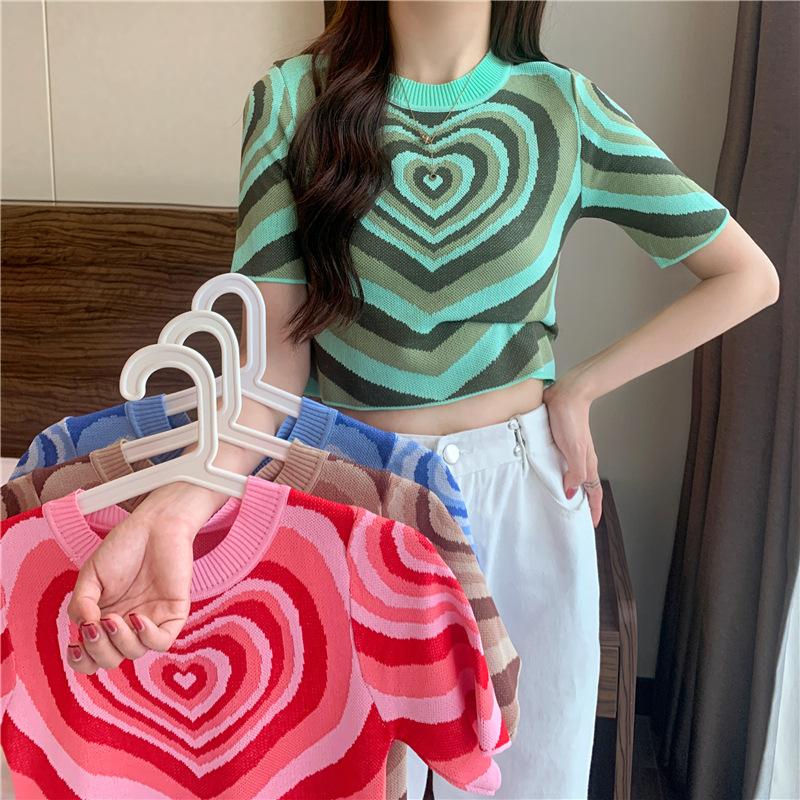 Fashion Knit Sweater Women Loose Slim Short Sleeve Love Top Summer Versatile Fashion Short Round Neck Womens Casual Essential Slim Fit Pullovers Tees One Size темно-коричневого кольору
Fashion Knit Sweater Women Loose Slim Short Sleeve Love Top Summer Versatile Fashion Short Round Neck Womens Casual Essential Slim Fit Pullovers Tees One Size темно-коричневого кольору