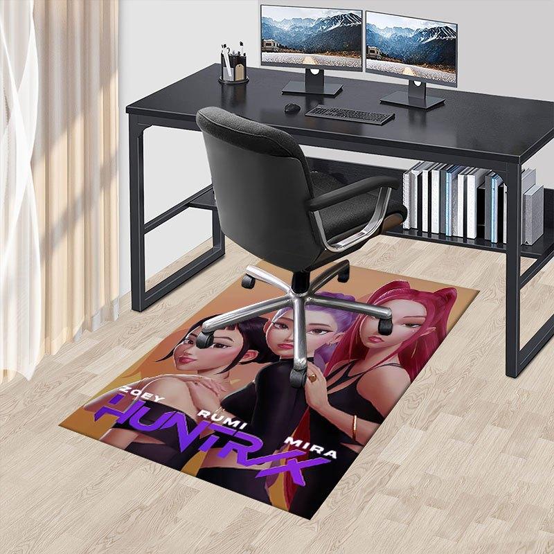 HUNTRX: The Ultimate Fashion Collection Offic Chair Mat, K-pop Theme Carpet, Non-slip, Soft and Durable Leisure Rug for Interior Decoration 60cm by 90cm
HUNTRX: The Ultimate Fashion Collection Offic Chair Mat, K-pop Theme Carpet, Non-slip, Soft and Durable Leisure Rug for Interior Decoration 60cm by 90cm
