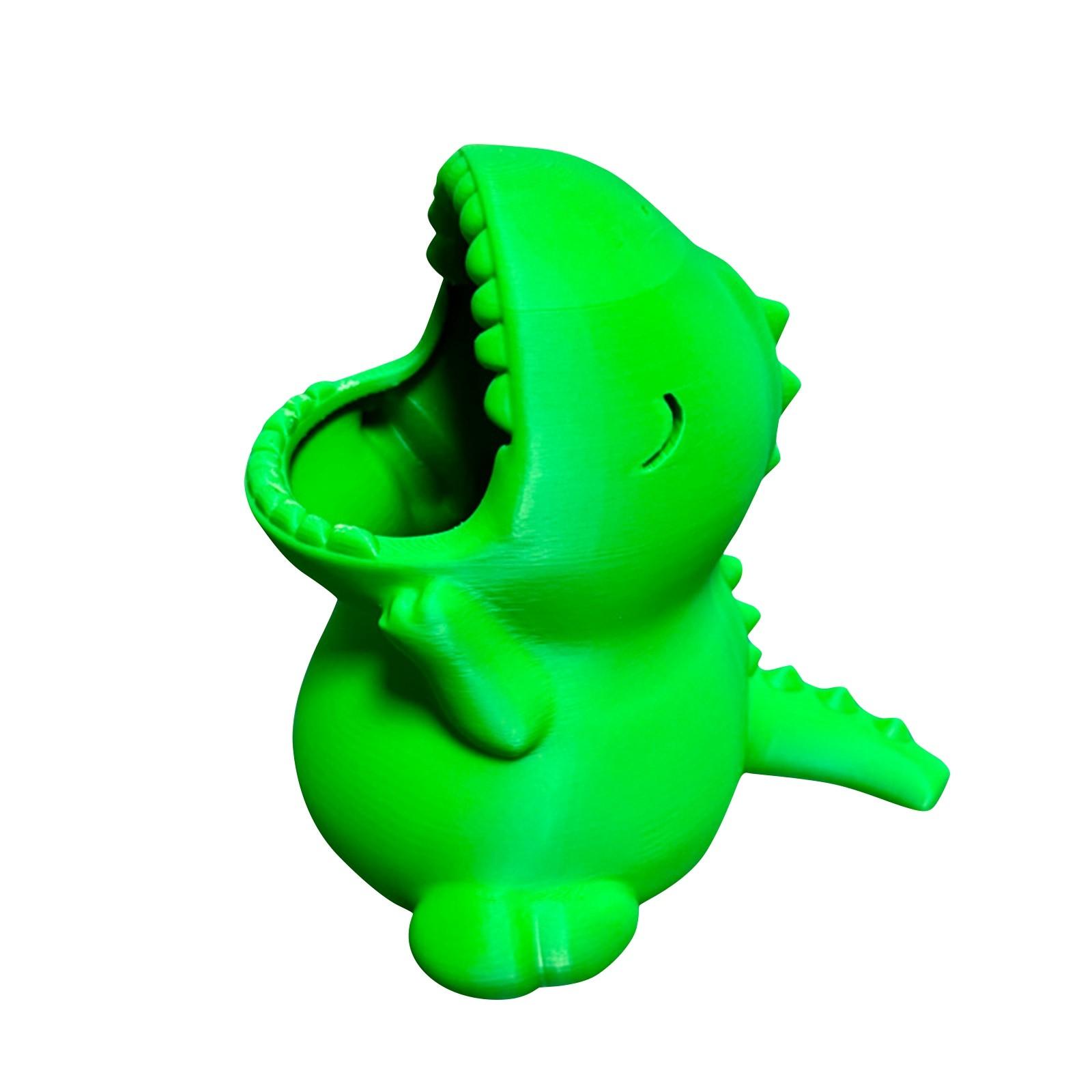 3D Printed Dinosaur Pen Holder Desktop Organizer for Office and Home Use Durable Lightweight Design with Open Mouth Storage Compartment зелёный
3D Printed Dinosaur Pen Holder Desktop Organizer for Office and Home Use Durable Lightweight Design with Open Mouth Storage Compartment зелёный