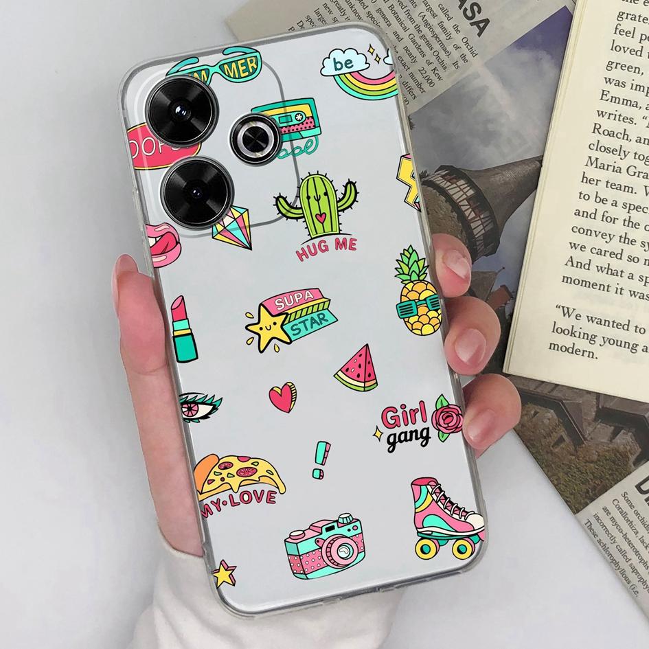 Чехлы-накладки с необычными цветами для Xiaomi Redmi Note 14 Pro Plus 13 14C 14R A3 Pro A4 K80 Pro K70 Ultra 4G 5G, силиконовые мягкие прозрачные защитные чехлы для Redmi Capa Redmi Note 14 Pro 5G
Чехлы-накладки с необычными цветами для Xiaomi Redmi Note 14 Pro Plus 13 14C 14R A3 Pro A4 K80 Pro K70 Ultra 4G 5G, силиконовые мягкие прозрачные защитные чехлы для Redmi Capa Redmi Note 14 Pro 5G