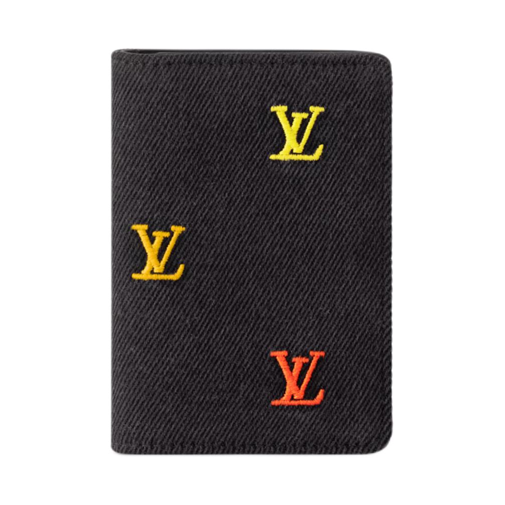 Louis Vuitton Pocket Organizer Letter Embroidery Two-Fold Denim Wallet Men Wallet Black Gradient-Orange M13965
Louis Vuitton Pocket Organizer Letter Embroidery Two-Fold Denim Wallet Men Wallet Black Gradient-Orange M13965