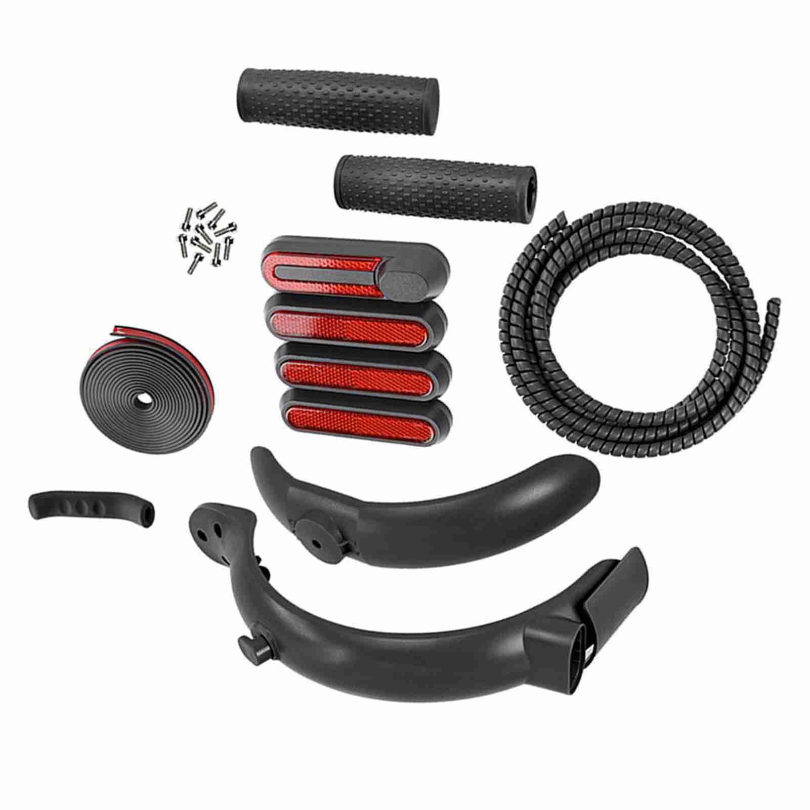 Electric Scooter Front Rear Mudguard Kit with Side Covers Handbrake Cover Anti collision Strip for M365 Pro Electric чёрный
Electric Scooter Front Rear Mudguard Kit with Side Covers Handbrake Cover Anti collision Strip for M365 Pro Electric чёрный