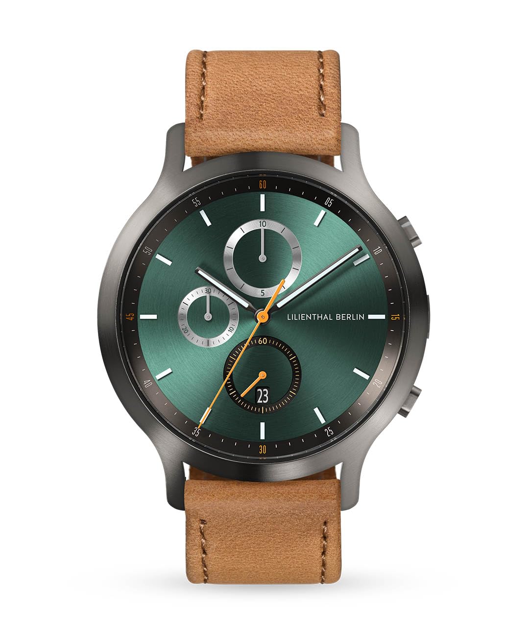 LilianTall Berlin Wristwatch Chronograph Date Made in Germany C01-022-B006FB Men s Brown зелений
LilianTall Berlin Wristwatch Chronograph Date Made in Germany C01-022-B006FB Men s Brown зелений