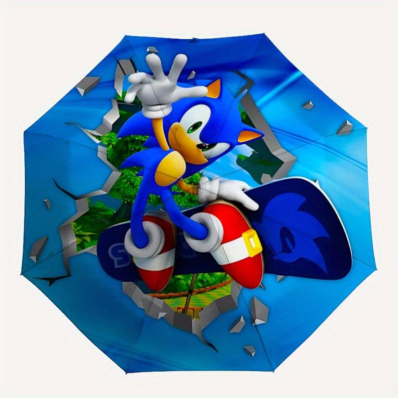 1pc Sonic Automatic Folding Umbrella, Portable Collapsible Design, 8-Rib Iron Frame, All-Season Casual Outdoor Accessory for Christmas Birthday Festiv
1pc Sonic Automatic Folding Umbrella, Portable Collapsible Design, 8-Rib Iron Frame, All-Season Casual Outdoor Accessory for Christmas Birthday Festiv