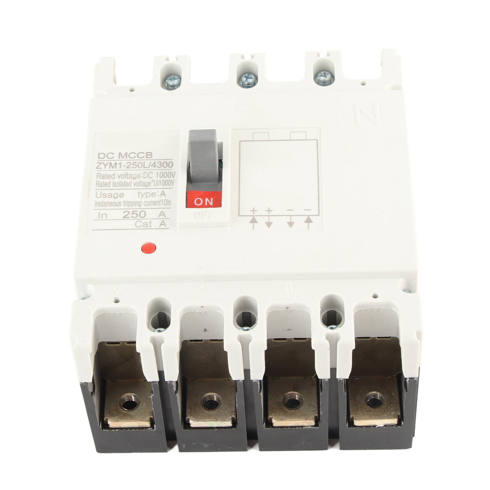 4P Miniature Circuit Breaker MCCB Molded Case Circuit Protection Switch Isolator DC1000V 250A
4P Miniature Circuit Breaker MCCB Molded Case Circuit Protection Switch Isolator DC1000V 250A