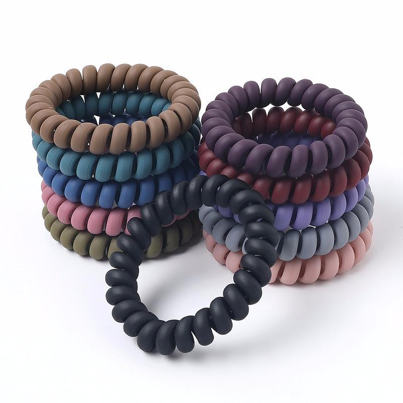 3Pcs/lot Telephone Wire Elastic Hair Bands Women Matte Frosted Colorful Girls Telephone Wire Elastic Hair Bands Hair Accessories
3Pcs/lot Telephone Wire Elastic Hair Bands Women Matte Frosted Colorful Girls Telephone Wire Elastic Hair Bands Hair Accessories