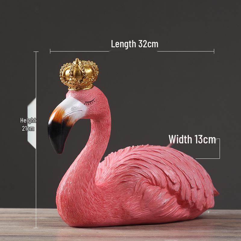 Nordic Crown Flamingo Couple Resin Figurines for Living Room or Study Decor
Nordic Crown Flamingo Couple Resin Figurines for Living Room or Study Decor