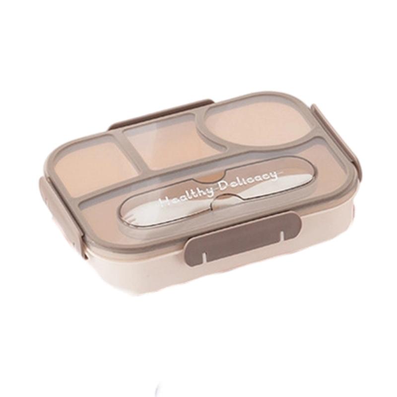 Insulated Bentos Container With 4 Sections 1100ML Microwave Safe Leak Proof Seal Portable Lunch Box For Commuters коричневый
Insulated Bentos Container With 4 Sections 1100ML Microwave Safe Leak Proof Seal Portable Lunch Box For Commuters коричневый