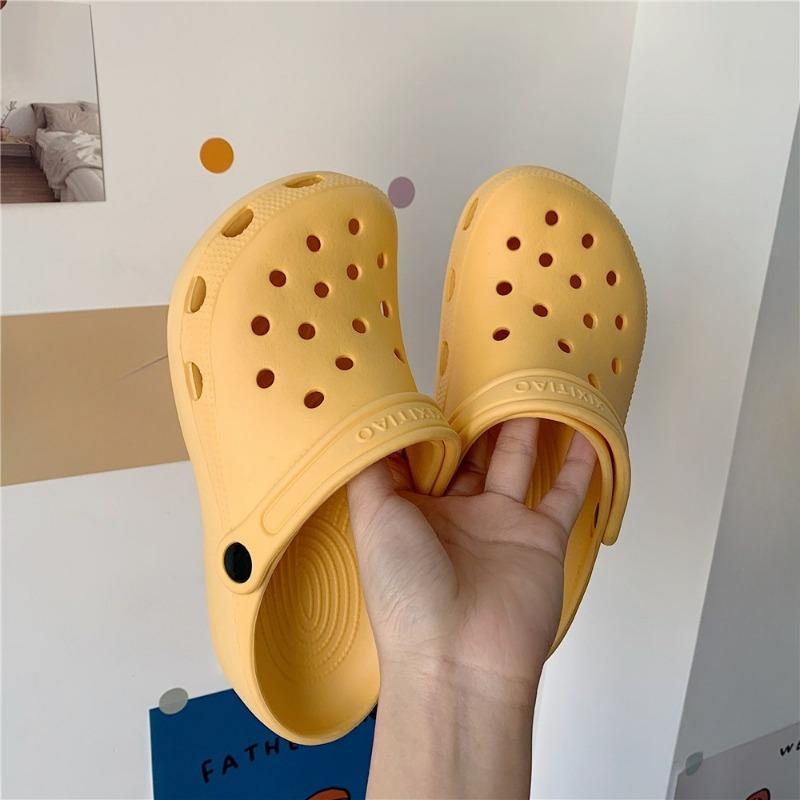Новый стиль обуви, Crocs, милый и подходит как для ношения в помещении, так и на улице.. Это пляжные шлепанцы и женская обувь 36-37 жёлтый
Новый стиль обуви, Crocs, милый и подходит как для ношения в помещении, так и на улице.. Это пляжные шлепанцы и женская обувь 36-37 жёлтый