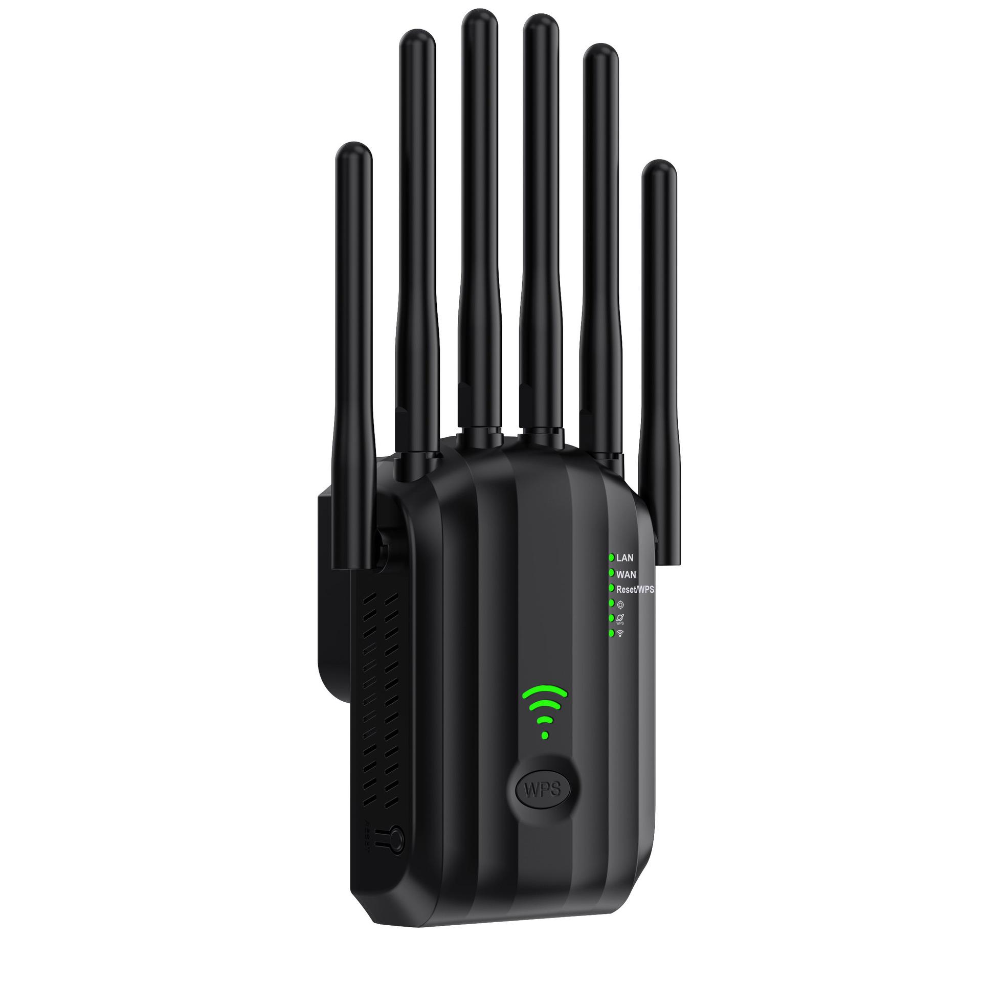 5G Dual-Band Wireless WiFi Repeater & Signal Amplifier, 1200M Gigabit Uplink, 1000M Range Extender Router
5G Dual-Band Wireless WiFi Repeater & Signal Amplifier, 1200M Gigabit Uplink, 1000M Range Extender Router