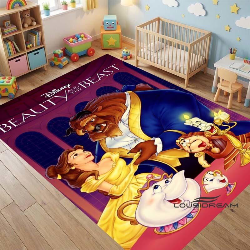 Cartoon Beauty and the Beast print rug, suitable for living room, bedroom, and children s room home décor, non-slip mat, play ma 60x90cm
Cartoon Beauty and the Beast print rug, suitable for living room, bedroom, and children s room home décor, non-slip mat, play ma 60x90cm